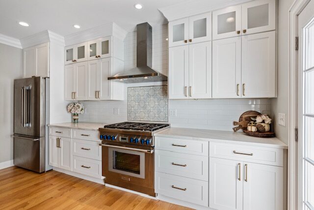 Renovated kitchen with custom cabinetry, view 140