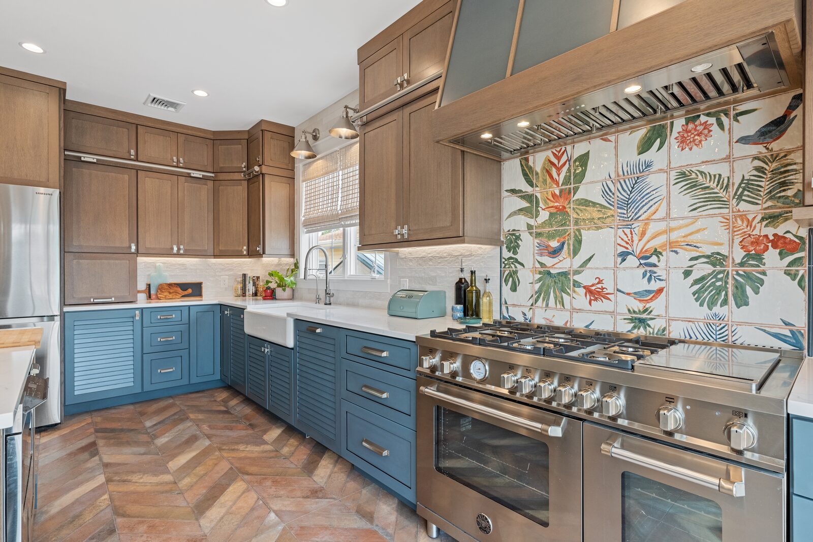 Renovated kitchen with custom cabinetry, view 145