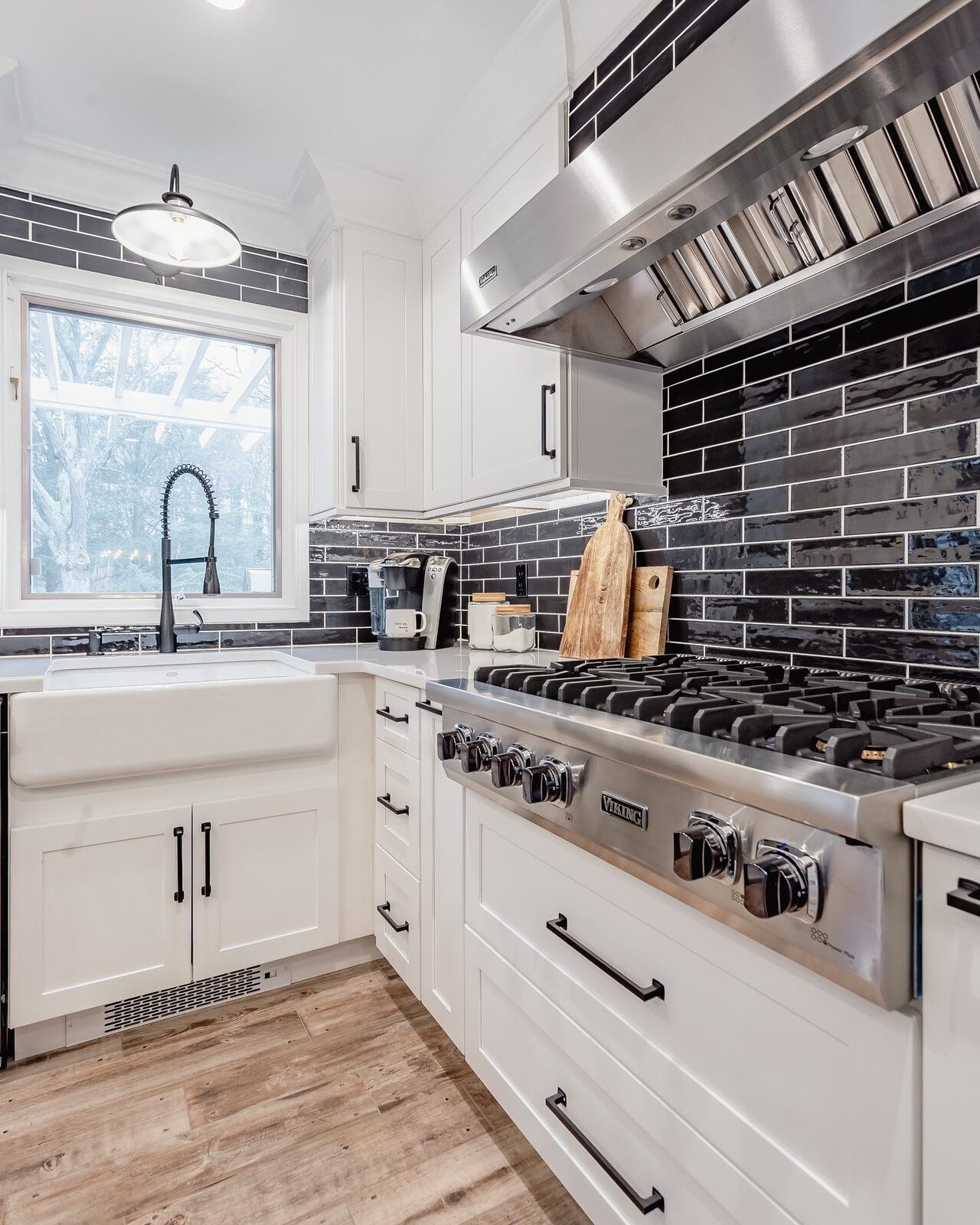 Renovated kitchen with custom cabinetry, view 153