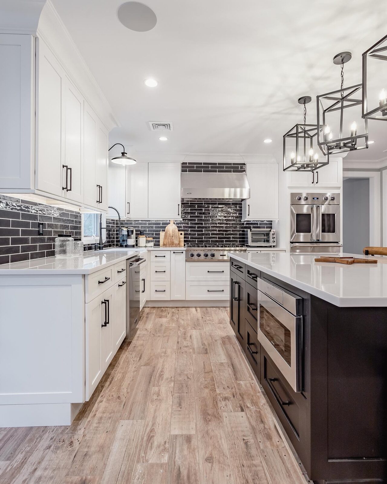 Renovated kitchen with custom cabinetry, view 154