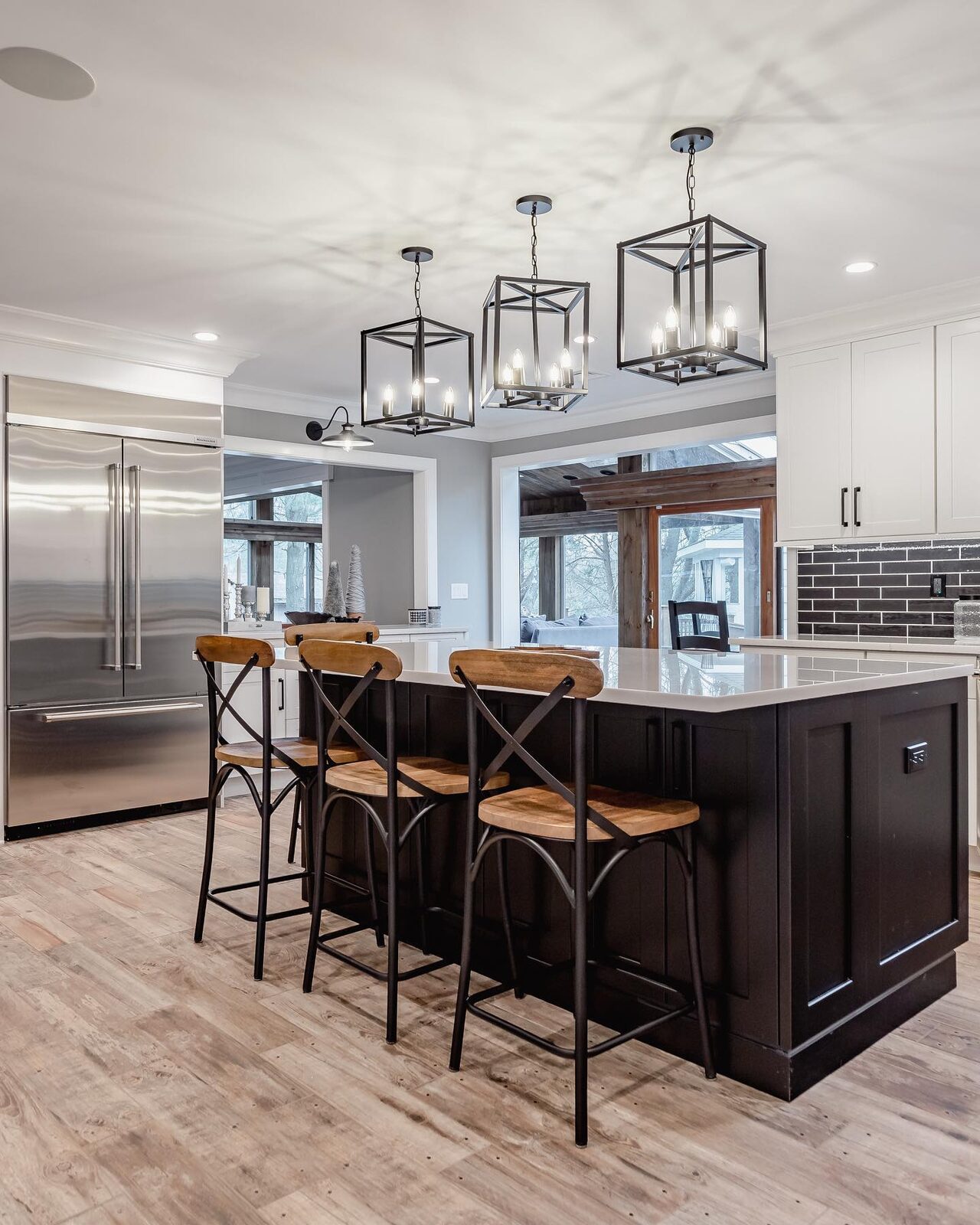 Renovated kitchen with custom cabinetry, view 155