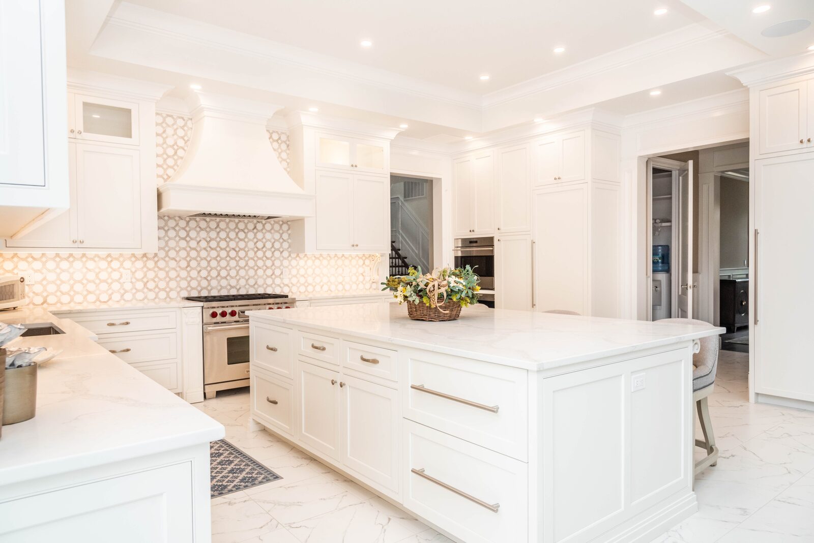 Renovated kitchen with custom cabinetry, view 169