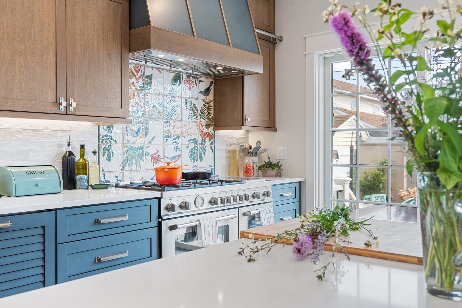 Renovated kitchen with custom cabinetry, view 177